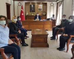 Korumalı: Umuteli Yardımlaşma ve Dayanışma Derneği’nden Kaymakam Bulat’a Ziyaret