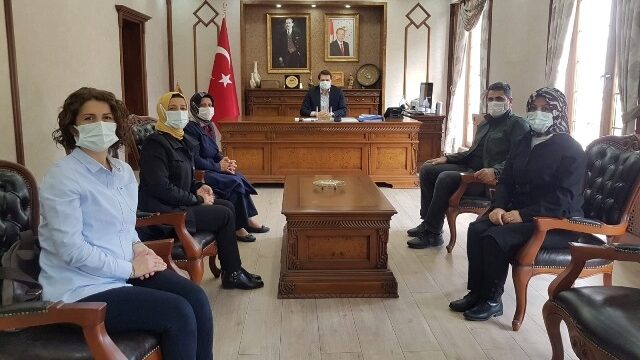 Korumalı: Umuteli Yardımlaşma ve Dayanışma Derneği’nden Kaymakam Bulat’a Ziyaret