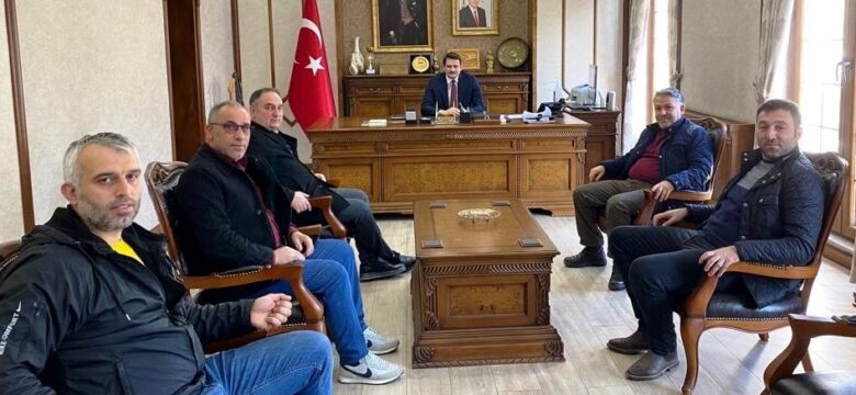 Korumalı: Boğacılardan Kaymakam Bulat’a Ziyaret