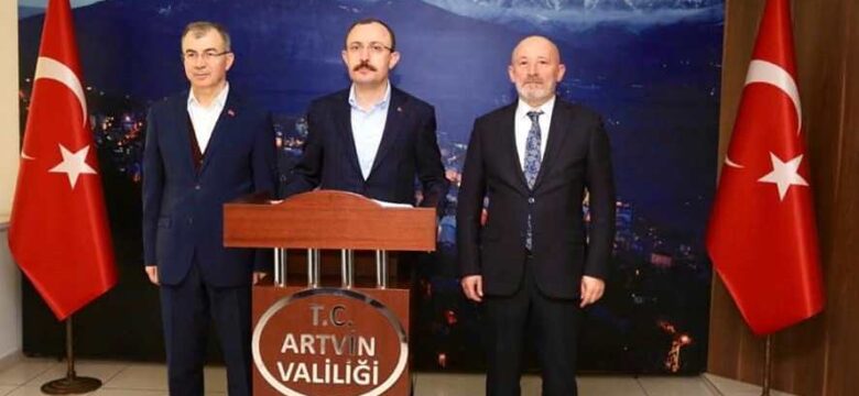 Ticaret Bakanı Muş, Artvin’de Ziyaretlerde Bulundu
