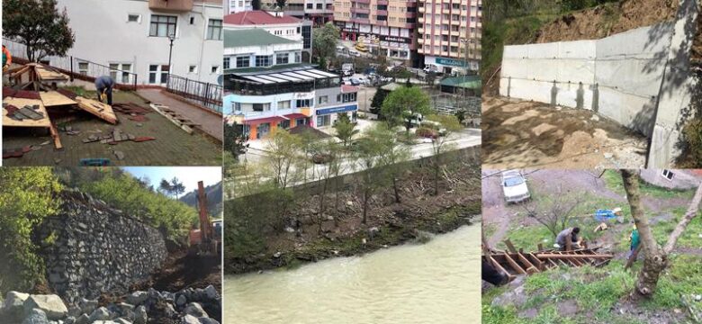 Başkan Ercan Orhan, “Borçka’da altyapı çalışmaları hız kesmeden devam ediyor”
