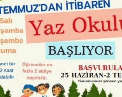 ARTVİN BİLSEM YAZ OKULU 18 TEMMUZ’DAN İTİBAREN BAŞLIYOR