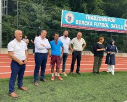 Başkan Çakır’dan Trabzonspor Borçka Futbol Okuluna Ziyaret