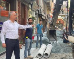 Belediye Başkan Orhan, Altyapı Çalışmalarını Yerinde İnceledi