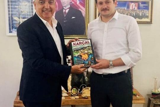 Borçka Kaymakamı Bulat, B.B. Ercan Orhan’ı Ziyaret Etti