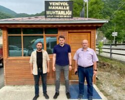 Borçka Kaymakamı Bulat, Yeniyol Mahallesi Muhtarlığını Ziyaret Etti