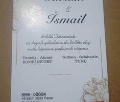 DÜĞÜN DAVETİYESİ BASKI İŞİMİZ