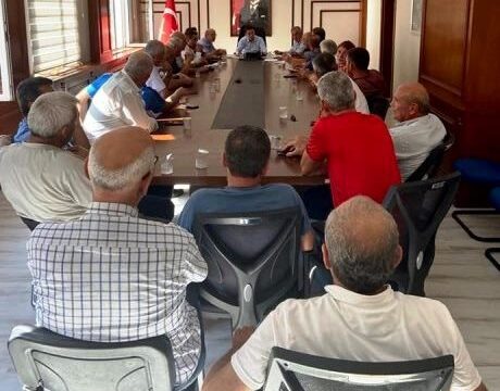 Muhtarlardan Borçka Kaymakamına Hoş Geldin Ziyareti