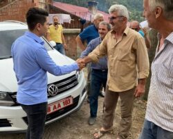 Borçka Kaymakamı Contarlı, Alaca Köyünü Ziyaret Etti