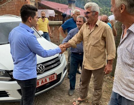 Borçka Kaymakamı Contarlı, Alaca Köyünü Ziyaret Etti