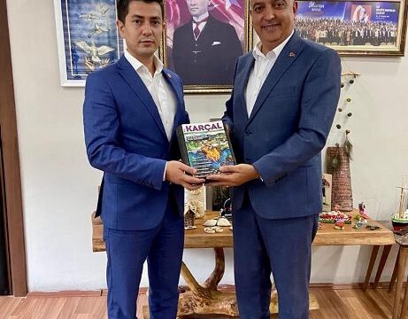 Borçka Kaymakamı Contarlı, Başkan Orhan’ı İade-i Ziyaretinde Bulundu