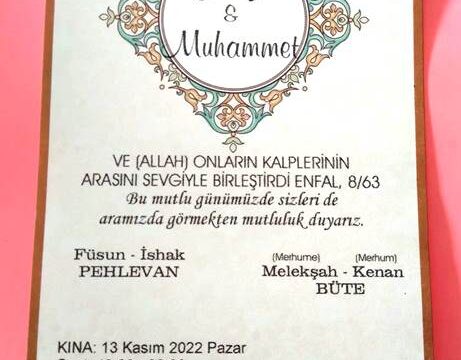 DÜĞÜN DAVETİYESİ BASKI İŞİMİZ