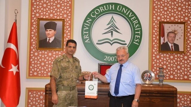 Garnizon Komutanı Özgül’den Rektör Bilgin’e Ziyaret