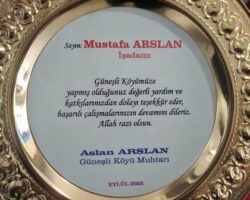 TABAK PLAKETİ BASKI İŞİMİZ