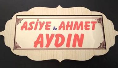 Kapı isimliği baskı işimiz