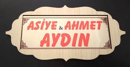 KAPI İSİMLİĞİ BASKI İŞİMİZ