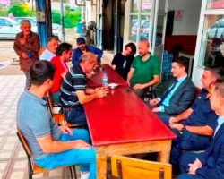 Borçka Kaymakamı Contarlı, Sanayi Esnafını Ziyaret Etti
