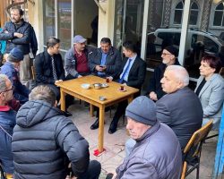 Borçka Kaymakamı Contarlı, esnaf ve vatandaşların taleplerini dinledi