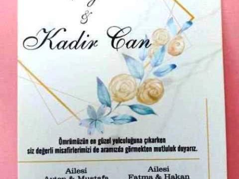DÜĞÜN DAVETİYESİ BASKI İŞİMİZ