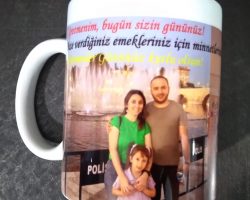 ÖĞRETMENLER GÜNÜ İÇİN SERAMİK KUPA BASKI İŞİMİZ