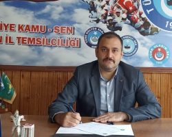 Türkiye Kamu-Sen Artvin İl Temsilcisi Aydın, “Kamu Görevlileri İçin Düzenleme Yapılması Gerekiyor”