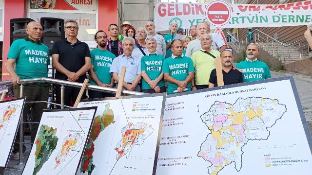 Yeşil Artvin Derneği, “Mücadeleden Asla Vazgeçmeyeceğiz”