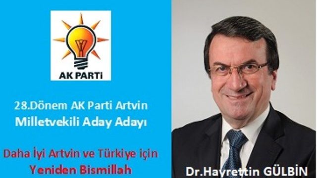 Dr. Hayrettin Gülbin Milletvekilliği Aday Adaylığını Açıkladı