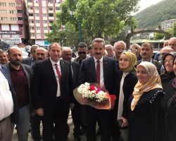 AK Parti Artvin Milletvekili Çelik, Borçka’yı Ziyaret Etti
