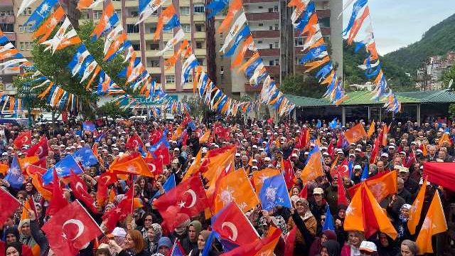 AK Parti Borçka Miting Kareleri