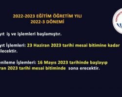 Borçka’da Açık Öğretim Kurumları İlk Kayıt ve Kayıt Yenileme İşlemleri Başladı