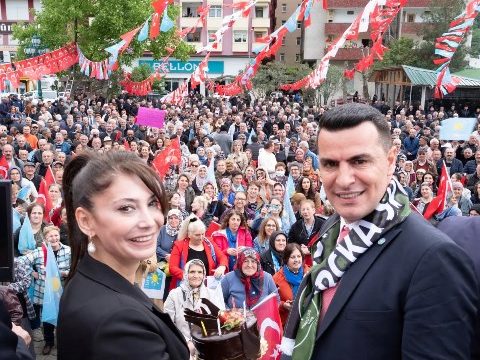 Borçka’da İYİ Parti Miting Kareleri