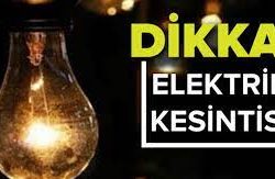 Borçka’da elektrik kesintisi