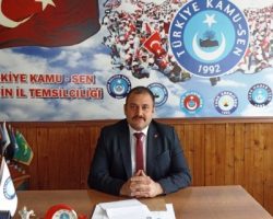 Türkiye Kamu-Sen Artvin İl Temsilcisi Aydın, “Memurlara 2 yıl için % 158.6 zam talebi istiyoruz”