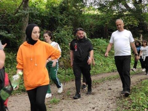 Borçka’da DENİZ bebek için patika yürüyüşü düzenlendi