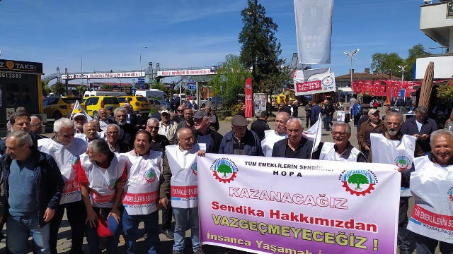 Tüm Emeklilerin Sendikası Hopa Şubesi, Ankara’da yapılacak olan eyleme katılacak