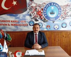 Türk Eğitim-Sen Artvin Şube Başkanı Aydın, “24 Kasım’da Öğretmenlere İkramiye Teklifimiz Hayata Geçsin”