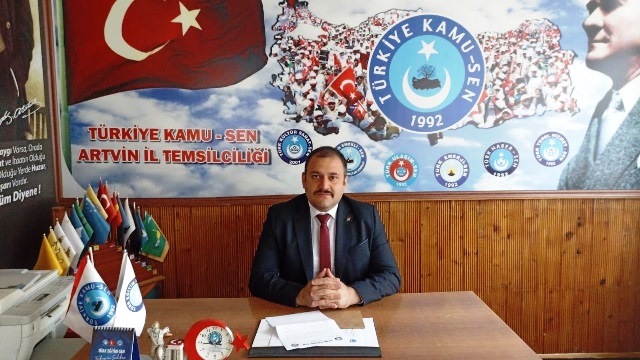 Türk Eğitim-Sen Artvin Şube Başkanı Aydın, “24 Kasım’da Öğretmenlere İkramiye Teklifimiz Hayata Geçsin”