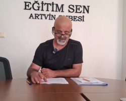 Eğitim-Sen Artvin Şubesi Yönetim Kurulu Başkanı Gümüş, “Ücretsiz olması gereken sınav ücretlerine % 156 zam yapıldı”