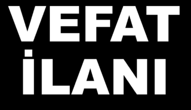 Ekrem ataman’ın vefat ilanı