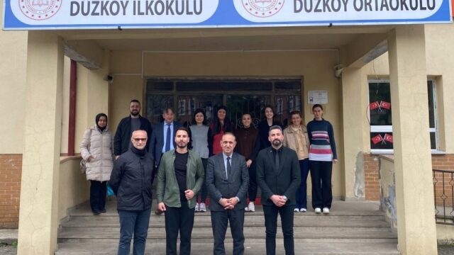 Korumalı: İlçe MEM Bakır, Düzköy İlk-Ortaokulu ‘nu Ziyaret Etti