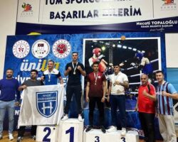 Korumalı: Üniversiteler Arası Muay Thai Türkiye Şampiyonası’nda İsmail Aydın’dan Altın Madalya