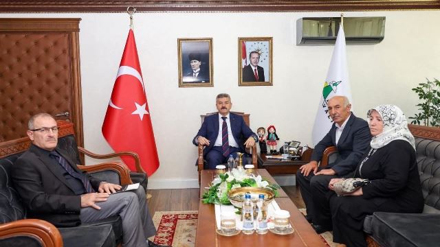 Korumalı: Vali Ergün, Şehit Piyade Onbaşı Onur İlhan’ın ailesi ile görüştü