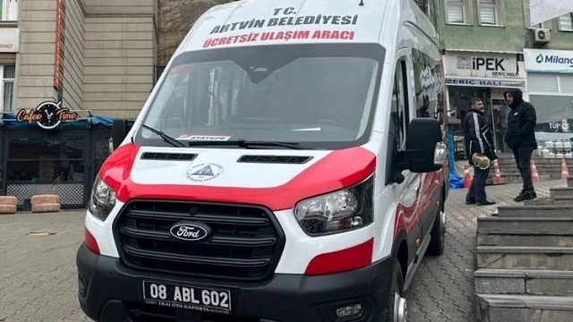 Korumalı: Artvin Belediyesi, ücretsiz ulaşım hizmetine iki yeni güzergah daha ekledi