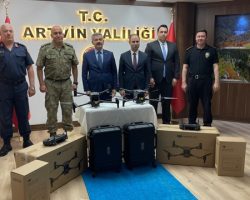 Korumalı: Artvin’de İHA’lar Teslim Edildi