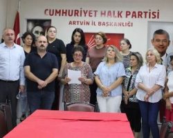 Korumalı: CHP Artvin İl Kadın Kolları güçlü bir basın açıklamasıyla seslerini yükselttiler