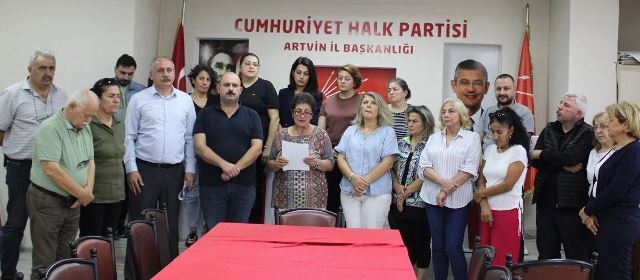 Korumalı: CHP Artvin İl Kadın Kolları güçlü bir basın açıklamasıyla seslerini yükselttiler
