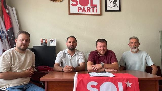 Korumalı: SOL Parti Hopa ve Kemalpaşa İlçe Örgütleri ortak basın açıklamasıyla çay üreticisinin sesini yükseltti