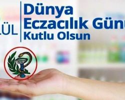 25 Eylül Dünya Eczacılar Gününüz Kutlu Olsun