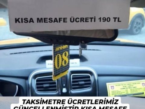 Korumalı: Borçka’da taksimetre tarifelerine zam geldi