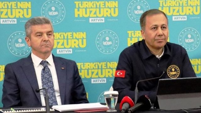 Korumalı: İçişleri Bakanı Yerlikaya, Artvin’de düzenlenen “Türkiye’nin Huzuru Toplantısı”nda önemli mesajlar verdi